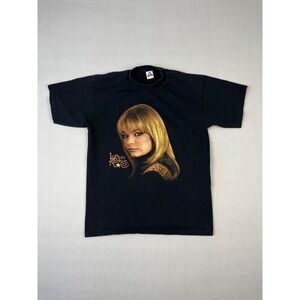 Vintage LeAnn Rimes Shirt Adult L Black Something To Talk About 98 Tour